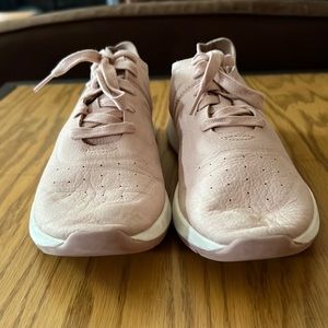 Ugh pink leather sneakers